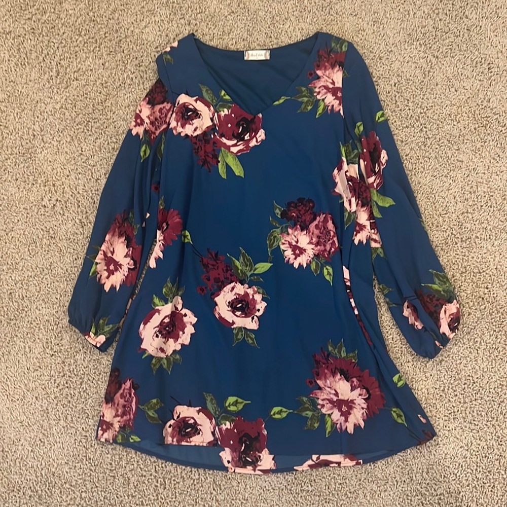 altar’d state long sleeve silk dress